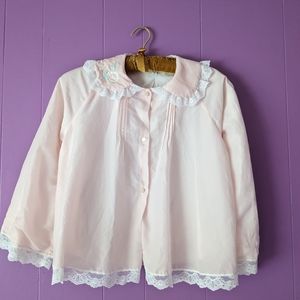Corhan Noumair  pink vintage bed jacket